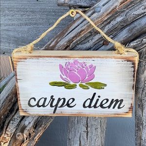 Carpe Diem Wall Sign